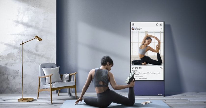 Rotating TVs for watching Instagram and fitness videos are now on sale.